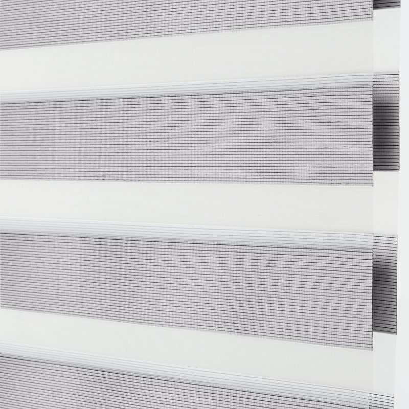 LEVOLOR Custom Cordloop Room Darkening Banded Roller Shades, Brilliance in White Wayfair